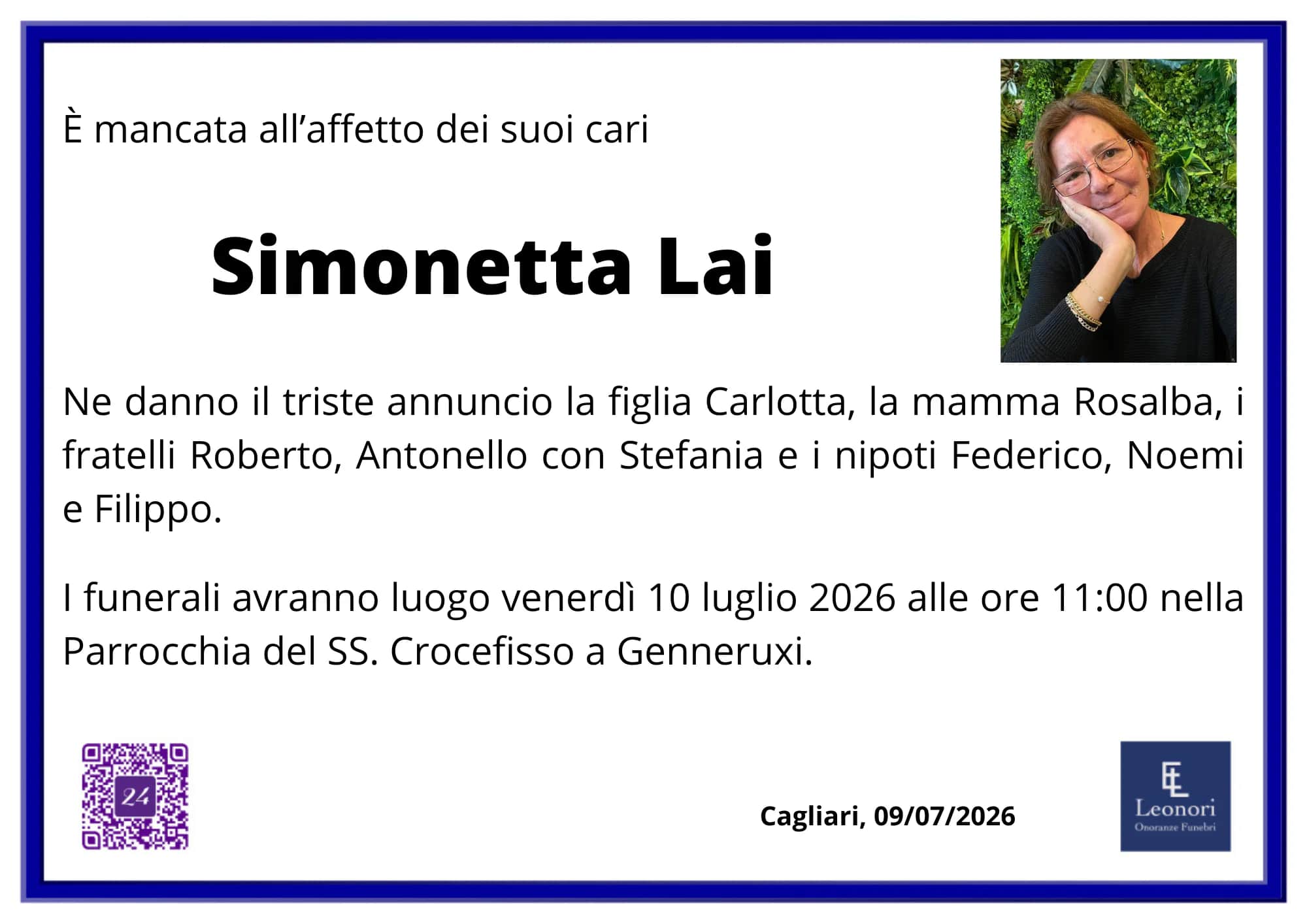 Manifesto di Simonetta Lai