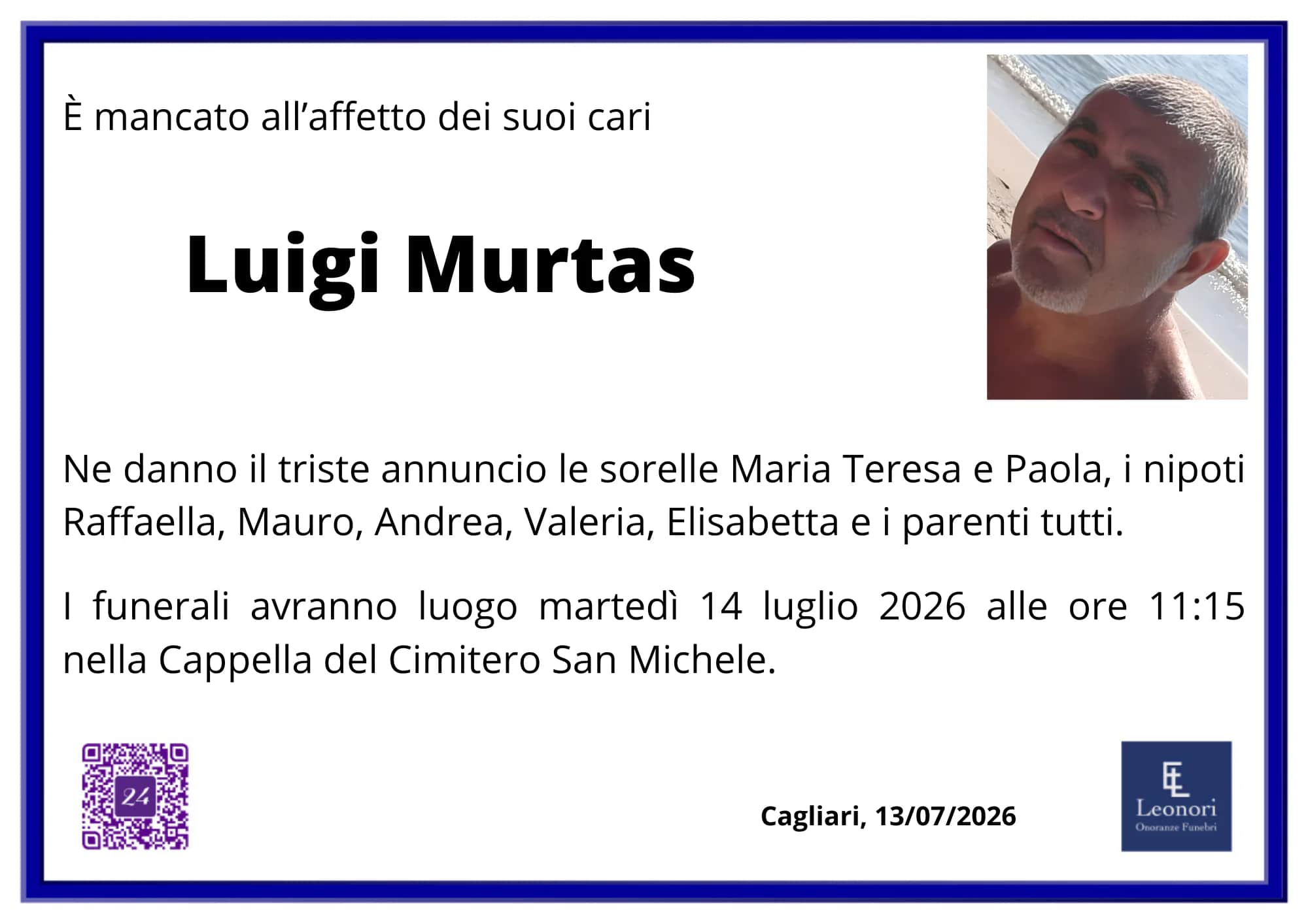 Manifesto di Luigi Murtas